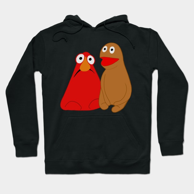 Wontkins and Wilkins Hoodie by Wonderflea Weird 